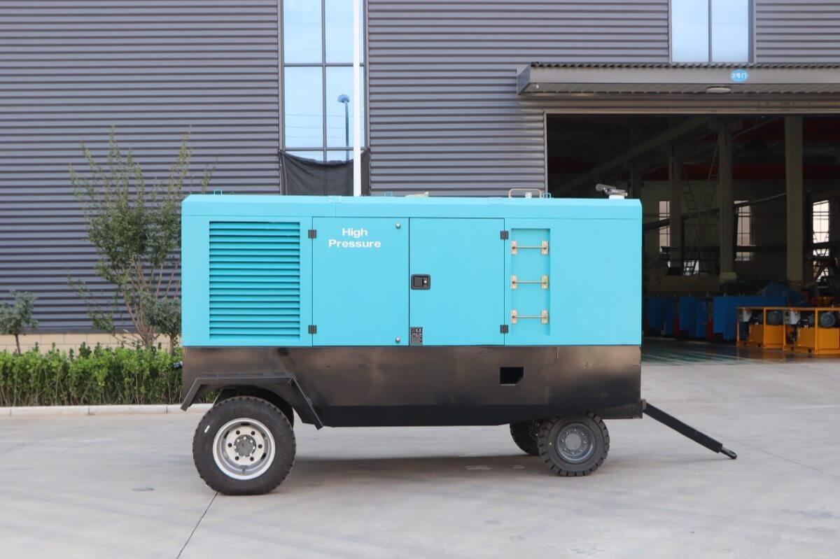mobile rotary screw air compressor