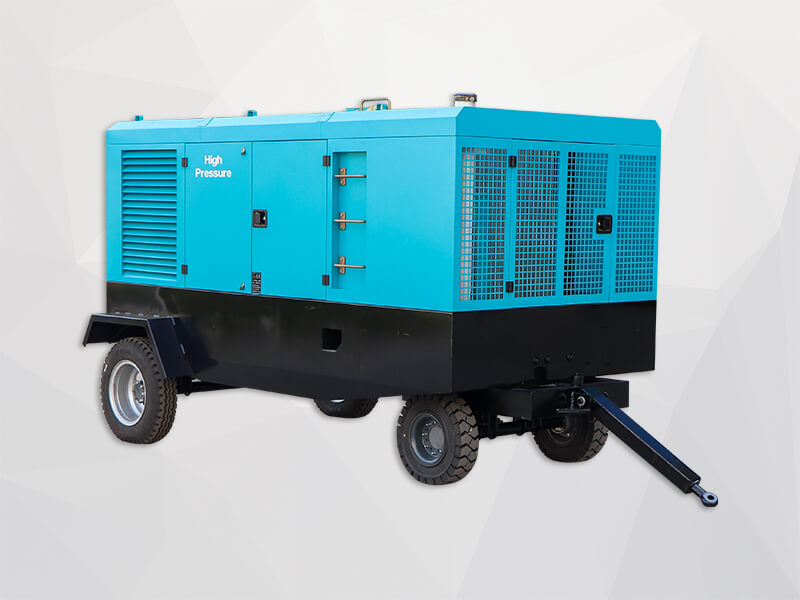 screw air compressor with Cummins engine