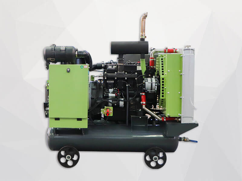 diesel driven screw air compressor