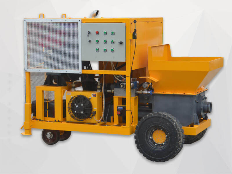 small concrete pump machine