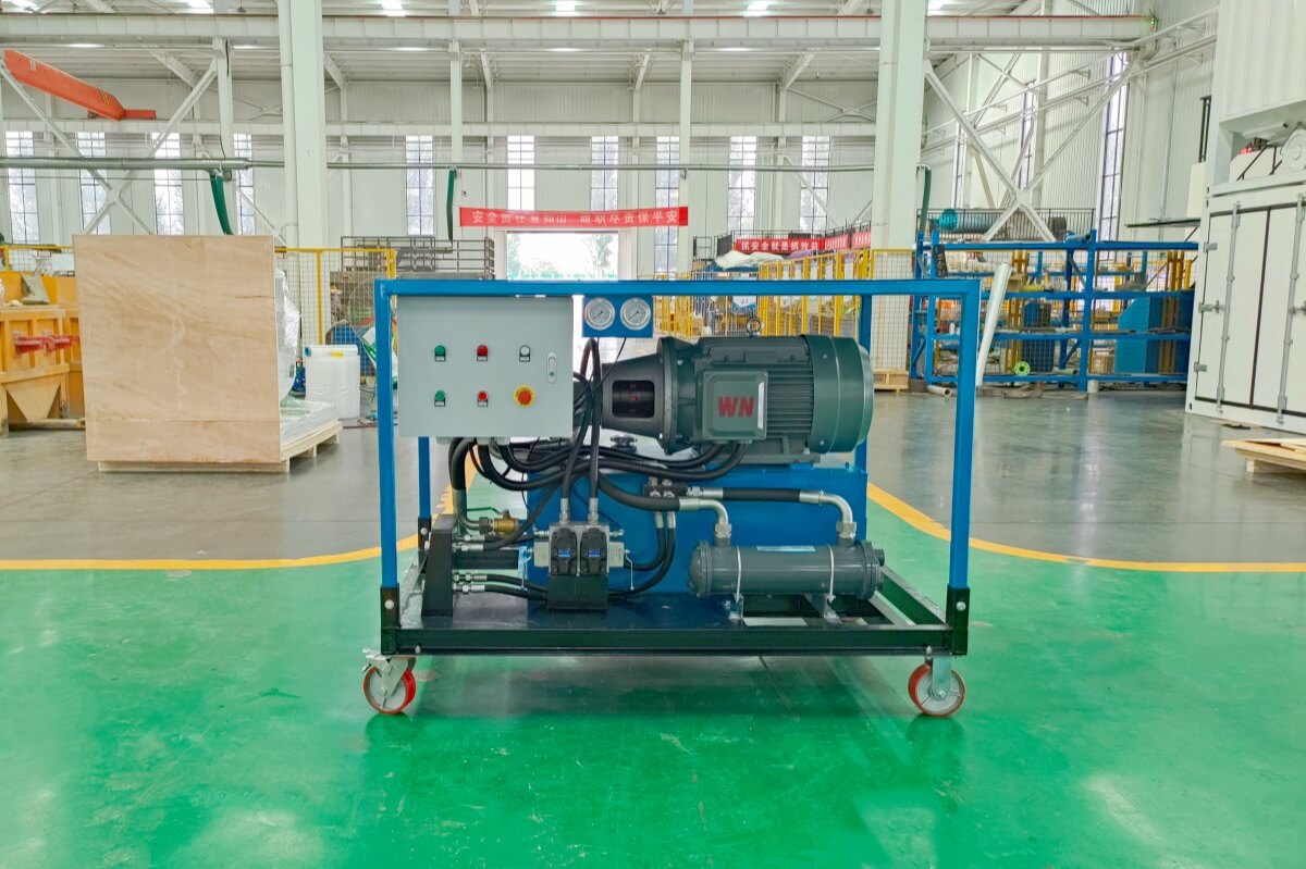 electric pump station for drilling rig