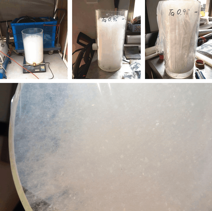 foaming agent test