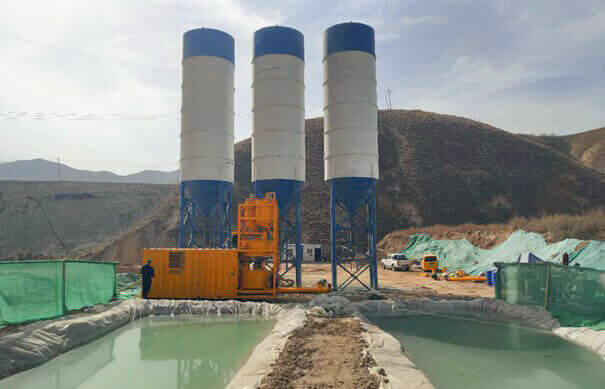 foam concrete mixing station for coal mining backfilling