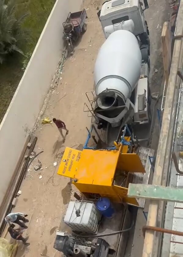 foam concrete equipment for Pouring floor slabs