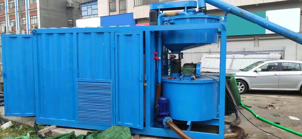 container structure foam concrete machine