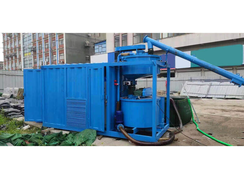 foam concrete mixing plant