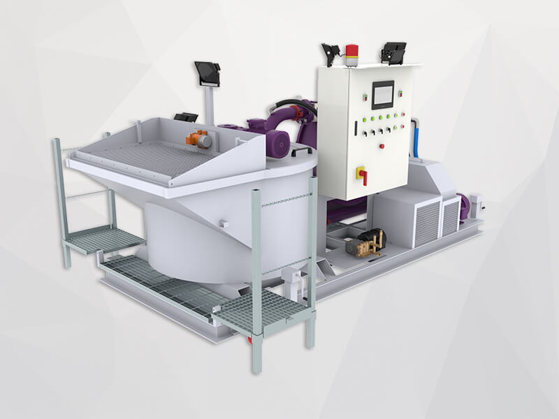 foam concrete backfill machine