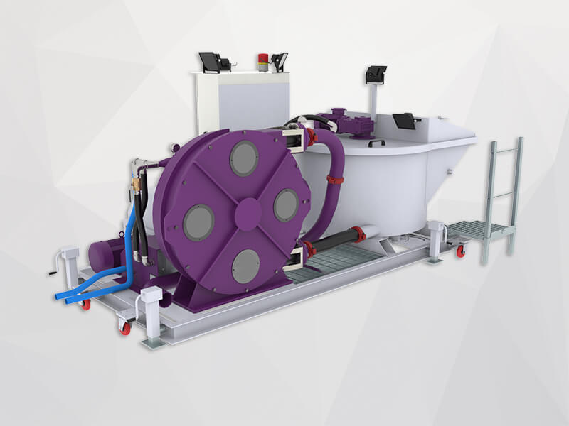 cellular concrete backfill equipment