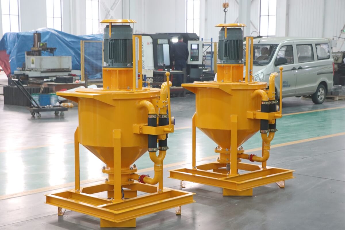 small portable cement grout mixer