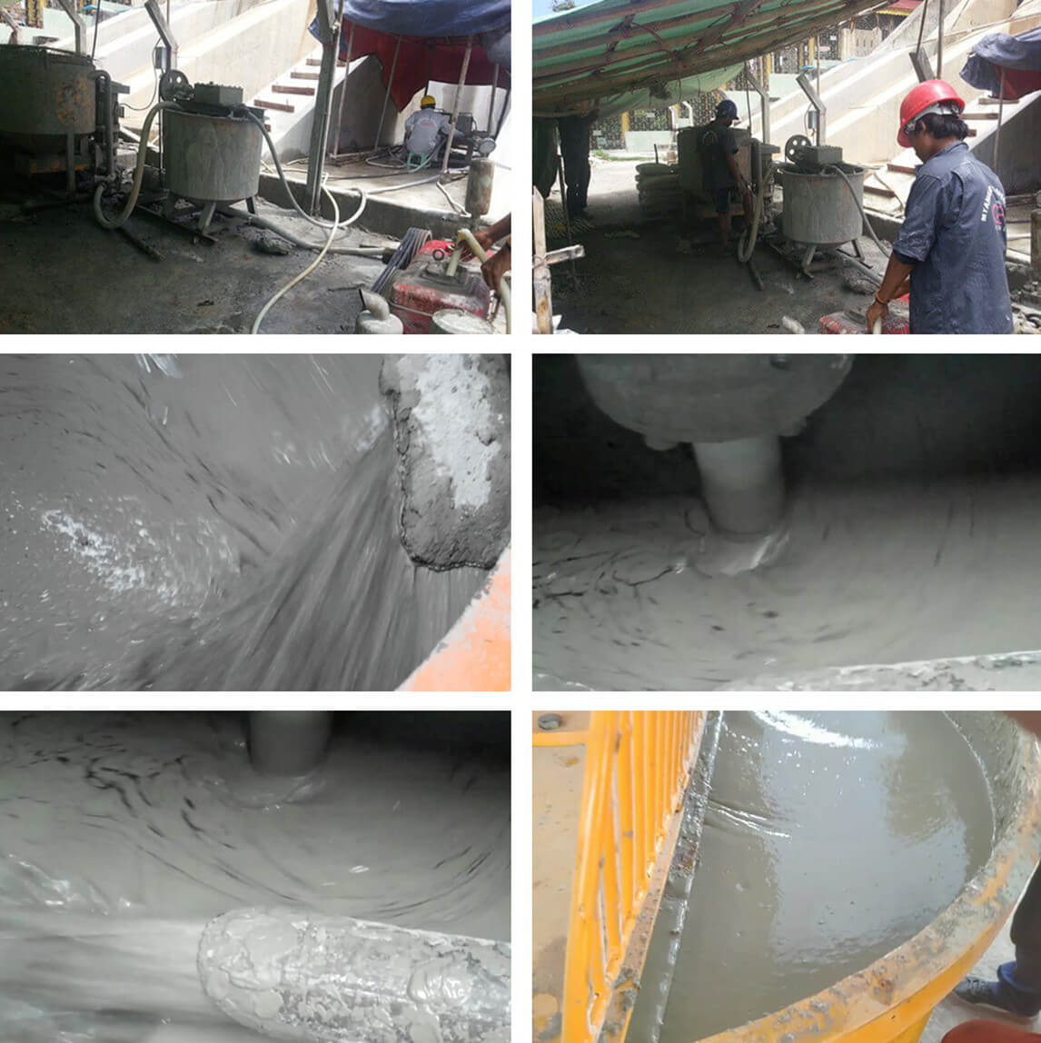 colloidal bentonite grout mixer cases