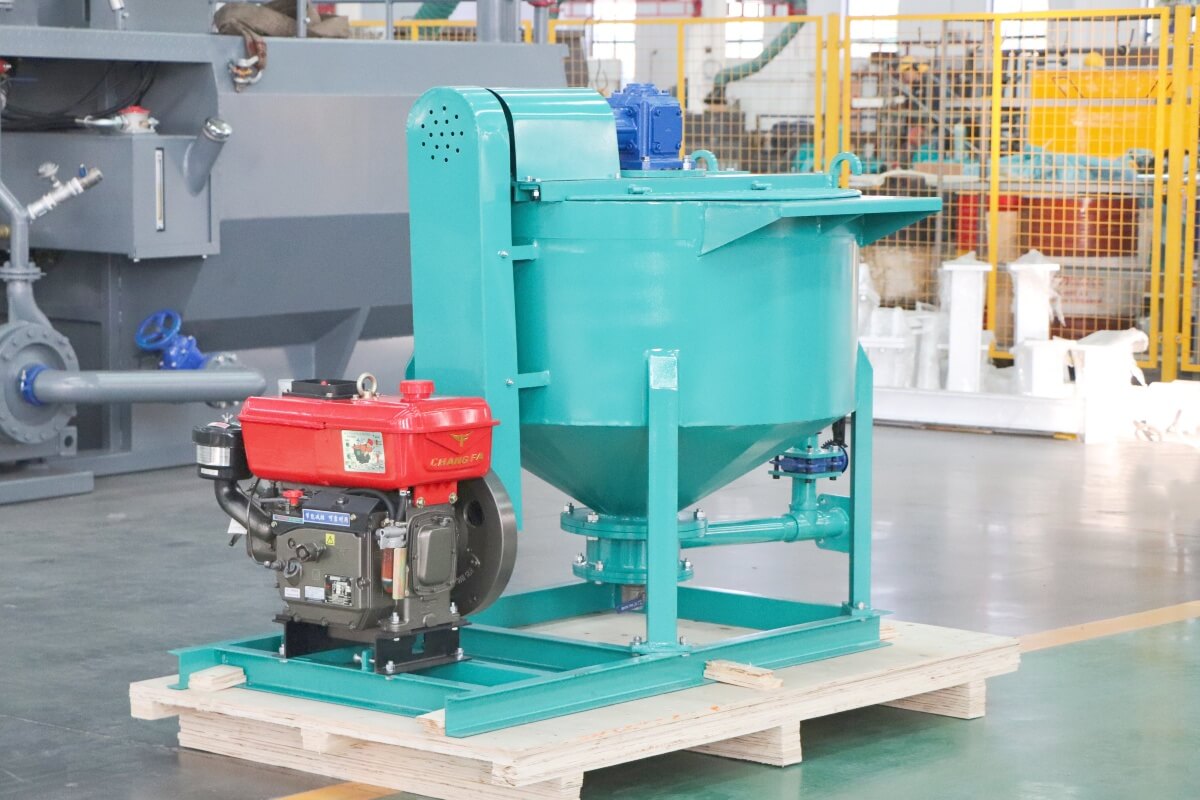 400L diesel engine grout mixer