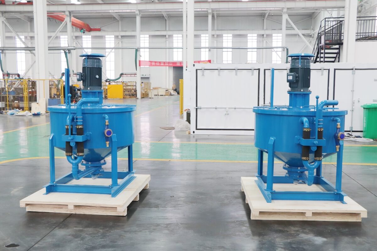 Colloidal grout mixer for dam project
