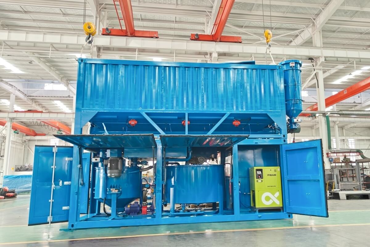 Grout Batching Mixing Plant with Cement Silo