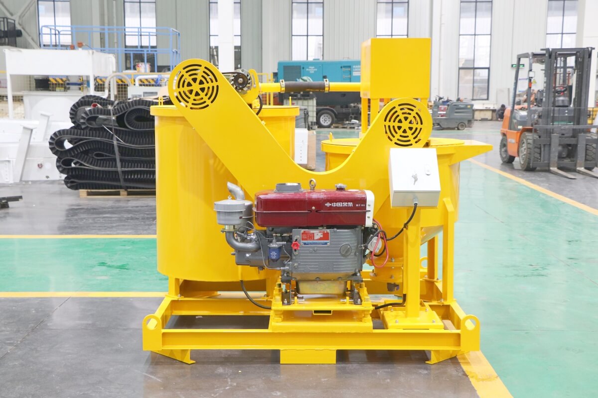 high speed diesel grout mixer