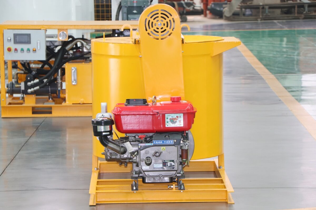 High shear colloidal grout mixer