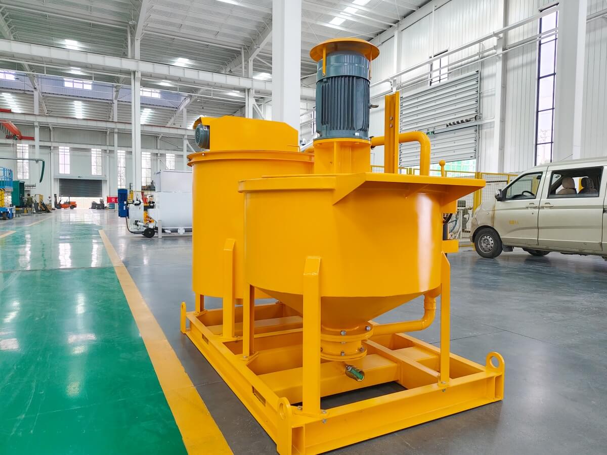 400L grout mixer 700L agitator