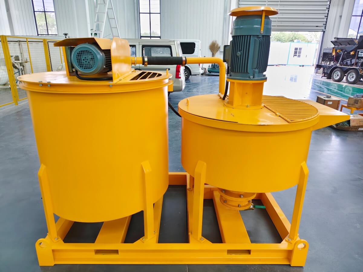 electric grout mixer with agitator for sale