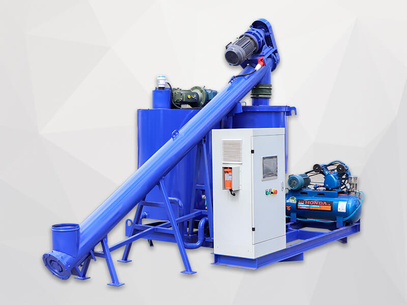 automatic high speed grout mixer