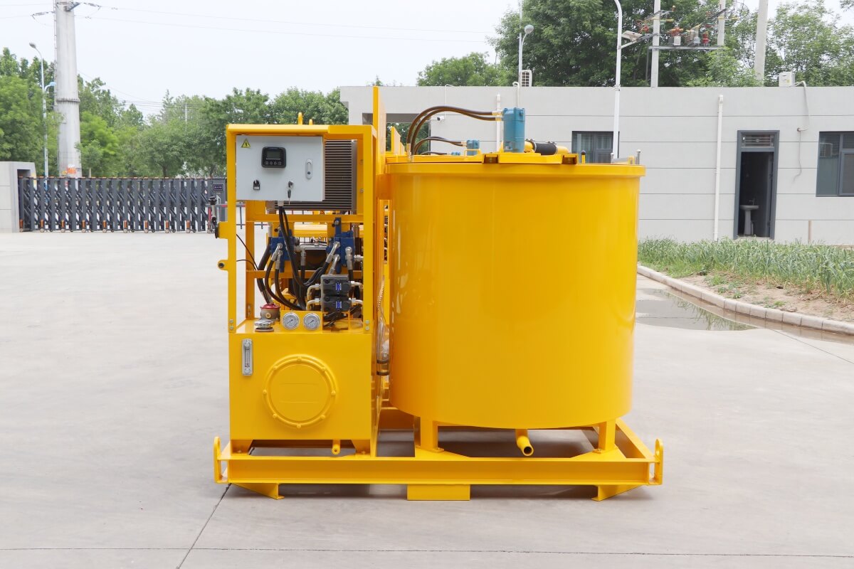 cement grout mixer with agitator for sale