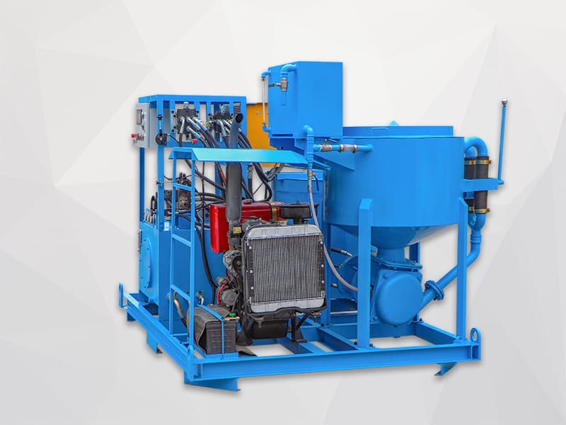 grout mixing plant for foundation