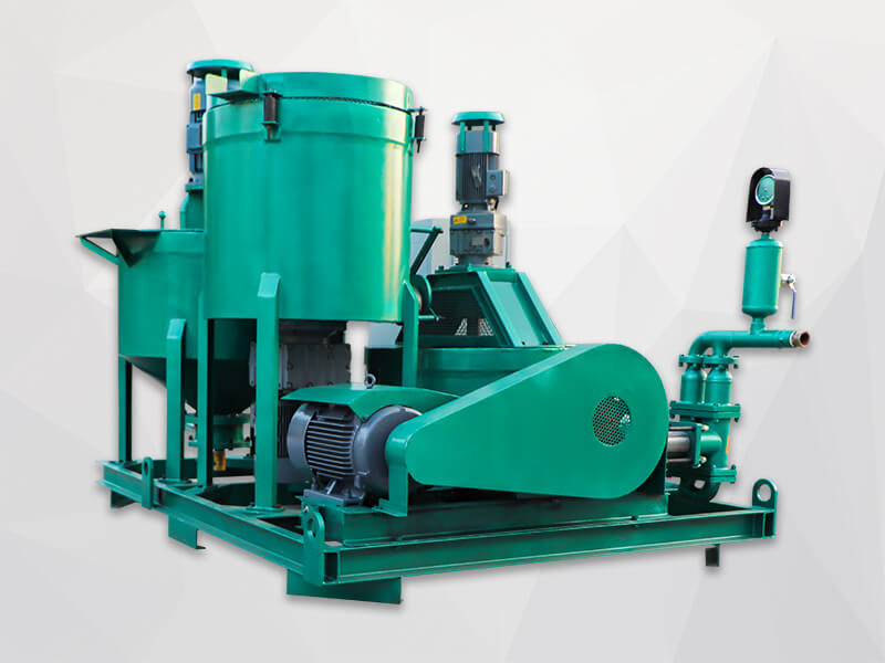 cement slurry grout mixing pumping plant