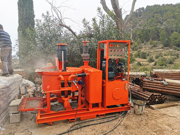 China grout plant for underground projects