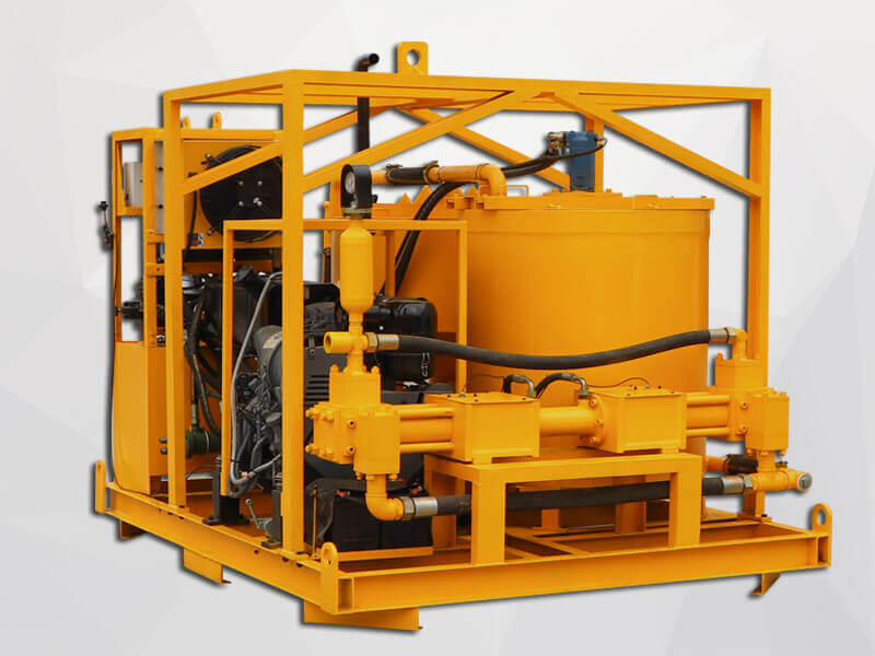 Colloidal grout mixer pump unit