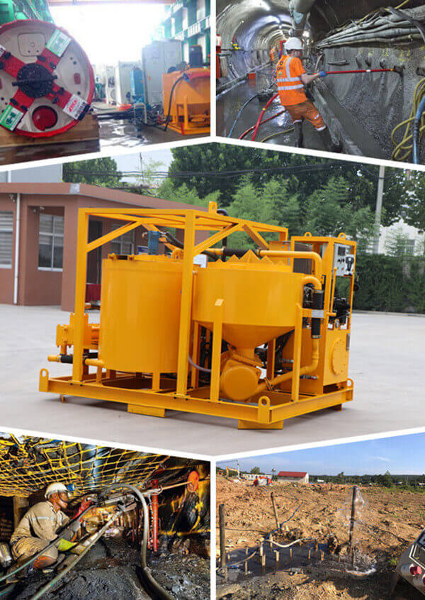 Colloidal grout mixer pump unit cases