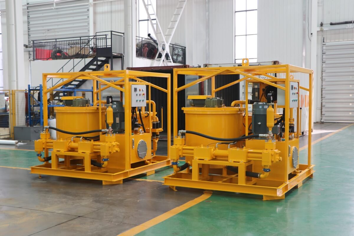 bentonite grout mixer pump unit