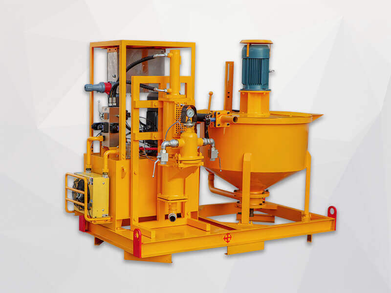 grout injection and mixing plant 