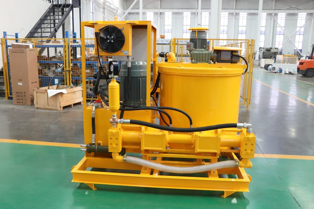 grouting plant for tunnel lining