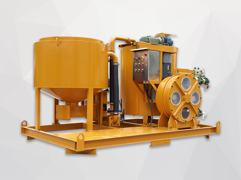 high output grout plant