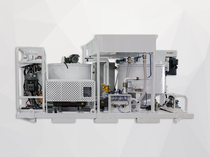 Automatic cement grout station