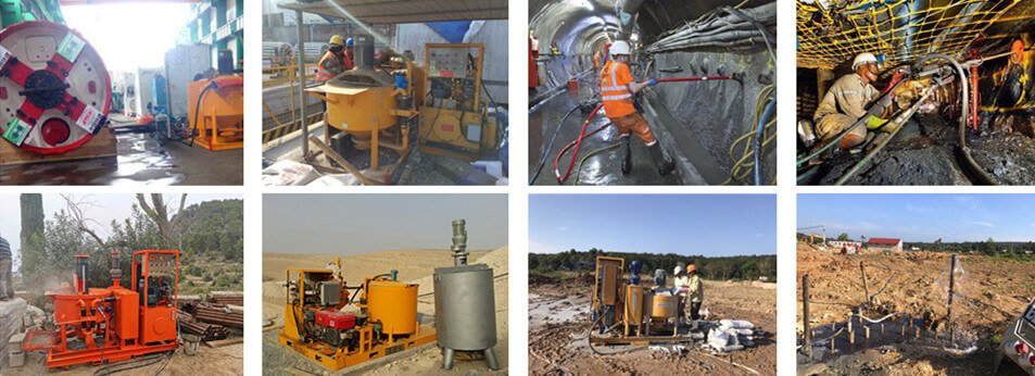 Automatic grout pump station application