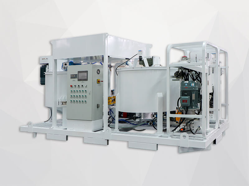Automatic grout pump station