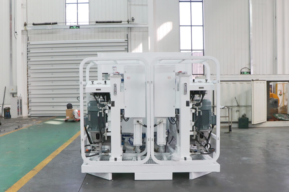 high pressure grout pump station