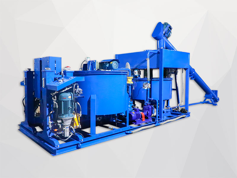 PLC automated grout plant