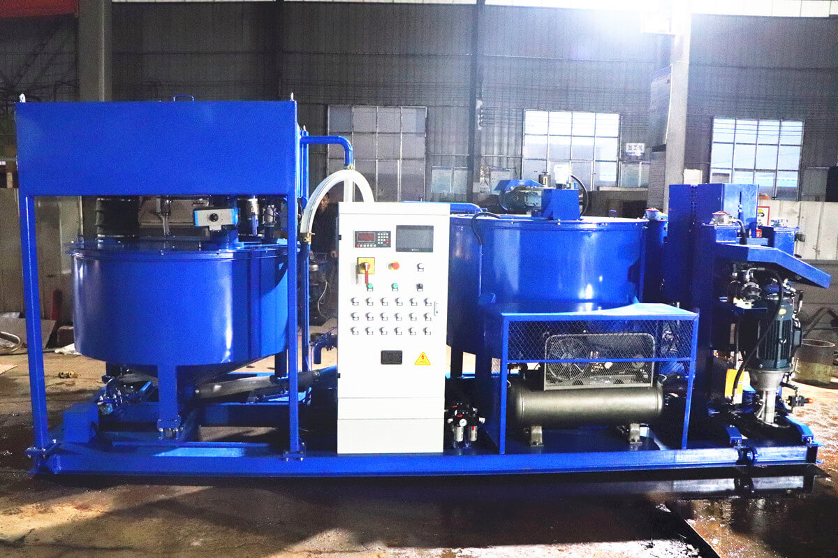 automated colloidal grout mixers pumps