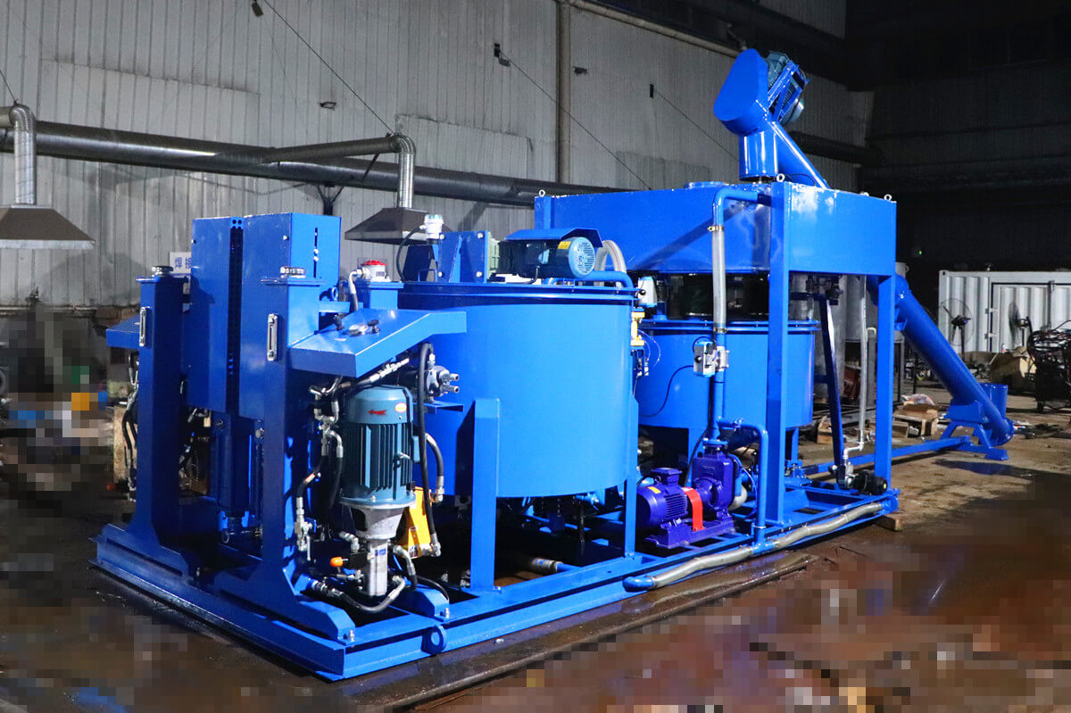 automated grouting mixing and pumping system