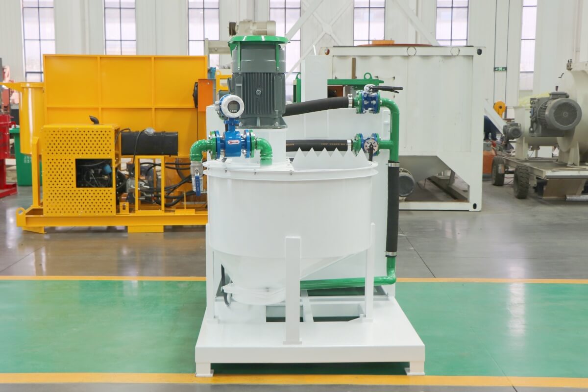 Fully automatic bentonite intelligent grouting pump station