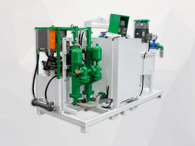 automatic bentonite mixer and pump