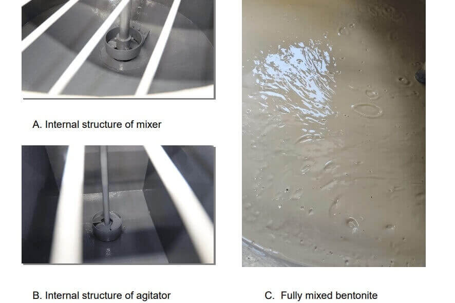cement bentonite slurry grout mixer and agitator