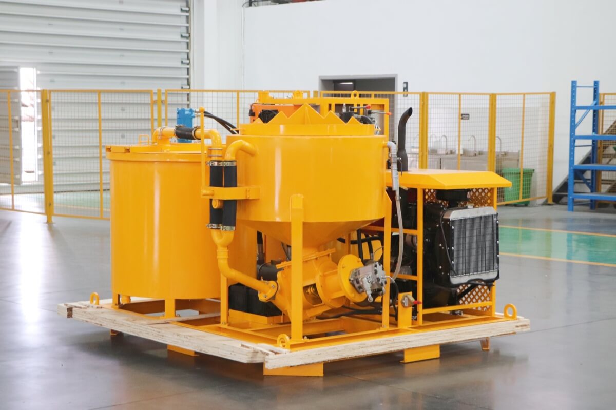 Hydraulic grout plant