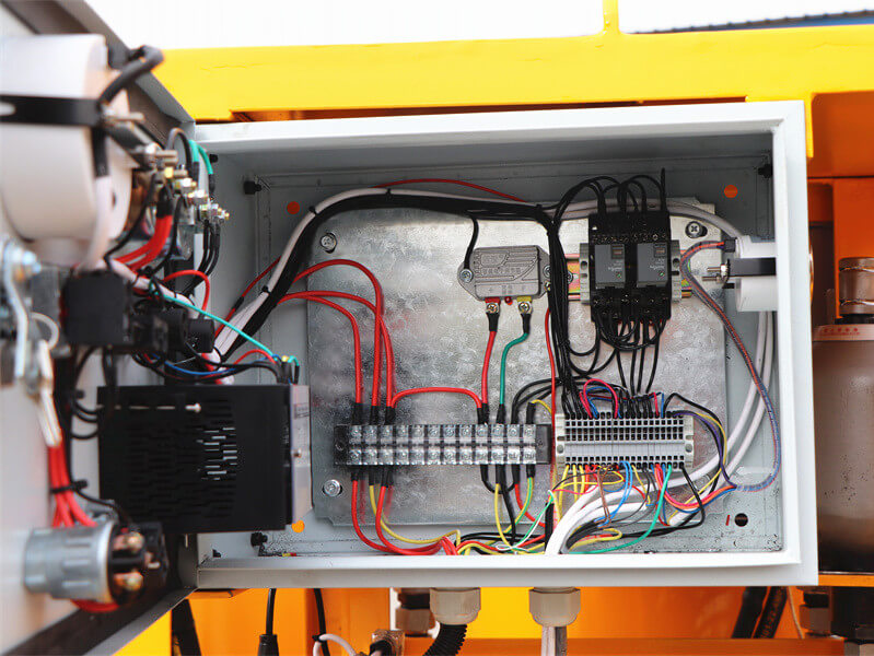 Electric control box internal structure