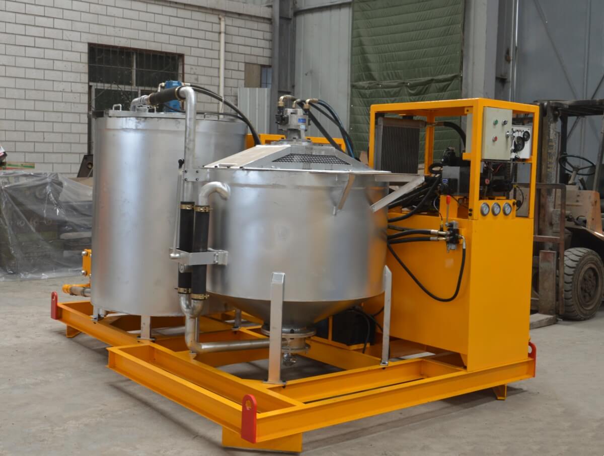 all in one grout plant unit