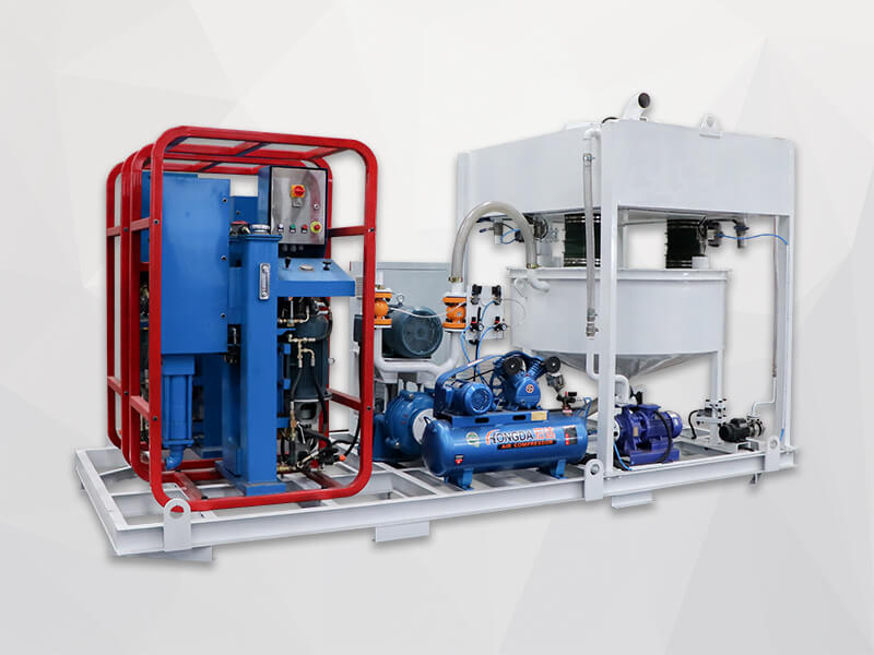 grout mixer pump plant