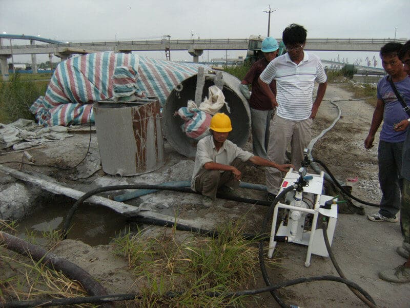 grout pump machine for bridge