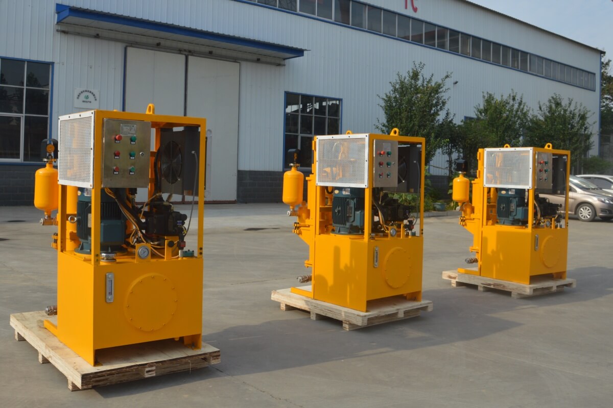 Double plunger hydraulic grout pump factory