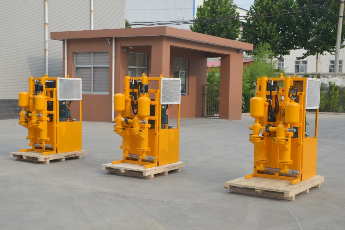 Medium pressure hydraulic grouting pump