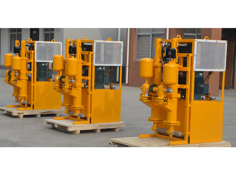 Double plunger hydraulic grout pump factory